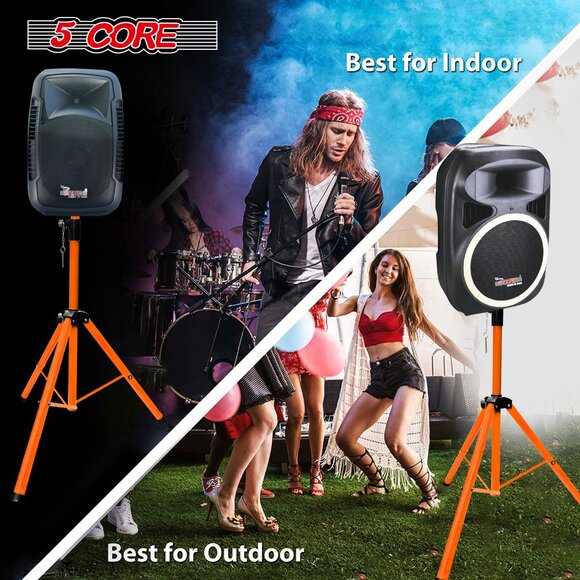 Speaker Stand Tripod 72 Inch DJ Studio Monitor Stands SS HD 2PK ORG WOB - Picture 10 of 10